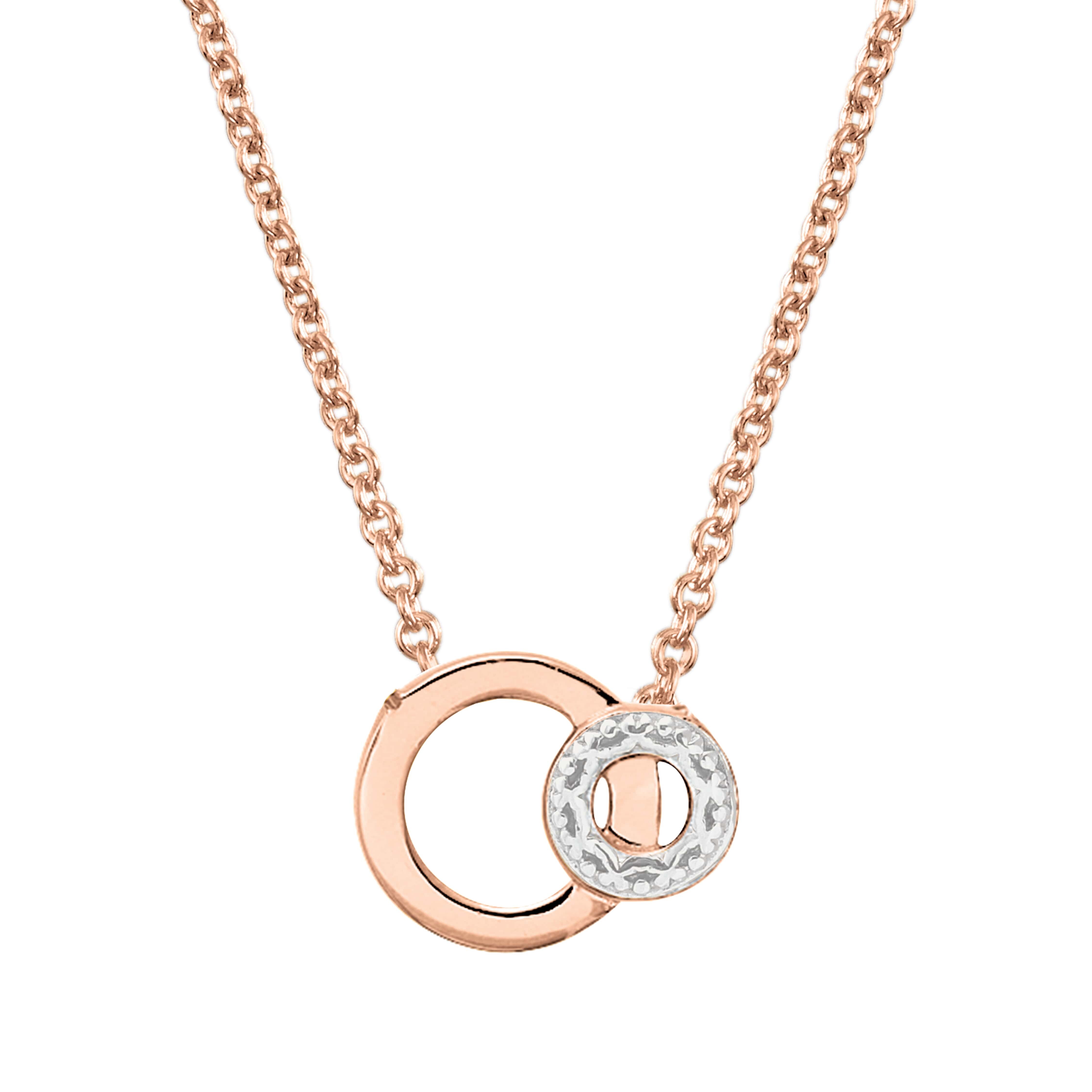 Collier or rose vue 2