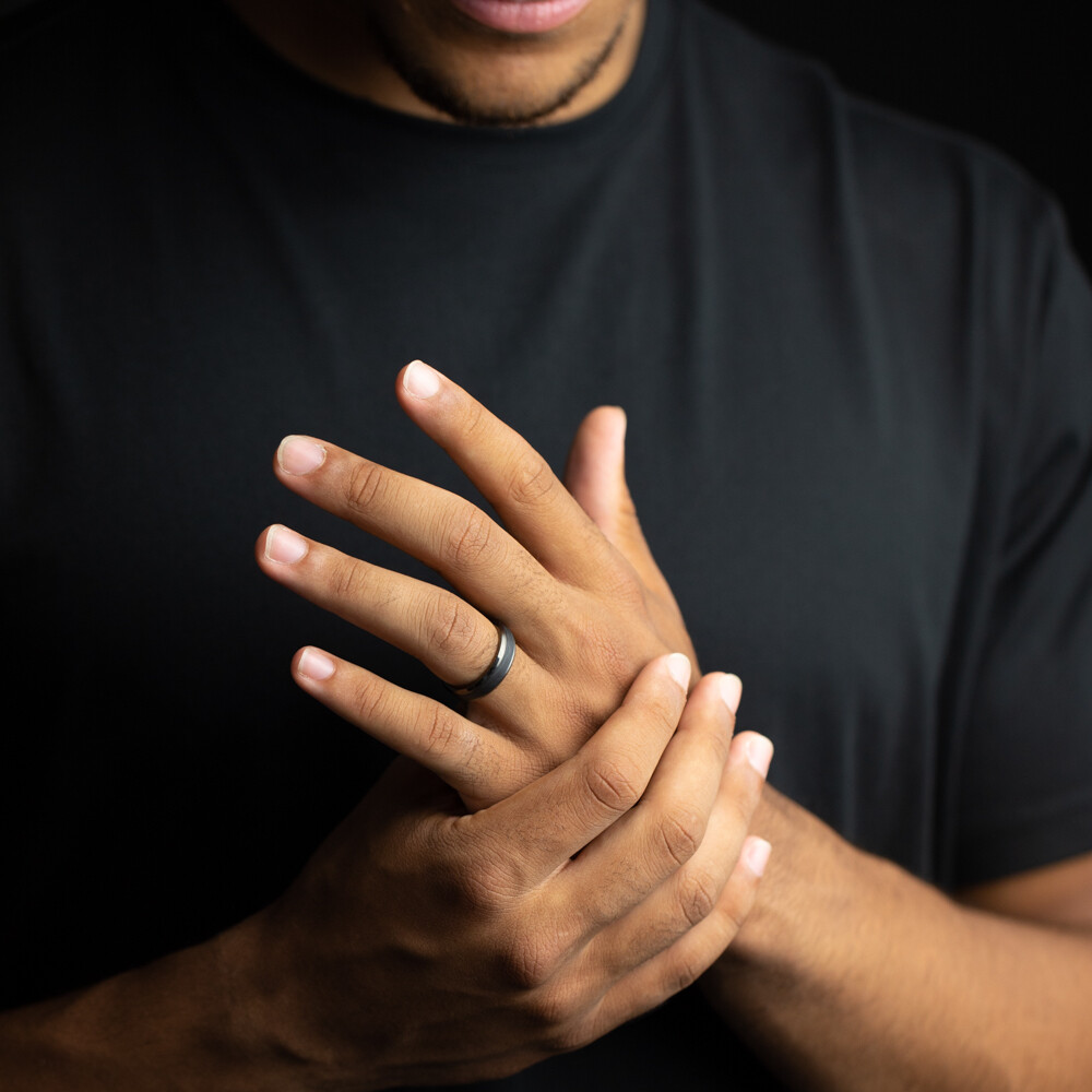 Bague Gemini Classics en titane vue 3