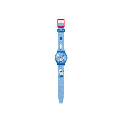 Montre Swatch The Simpsons collection Tidings of Joy vue 3