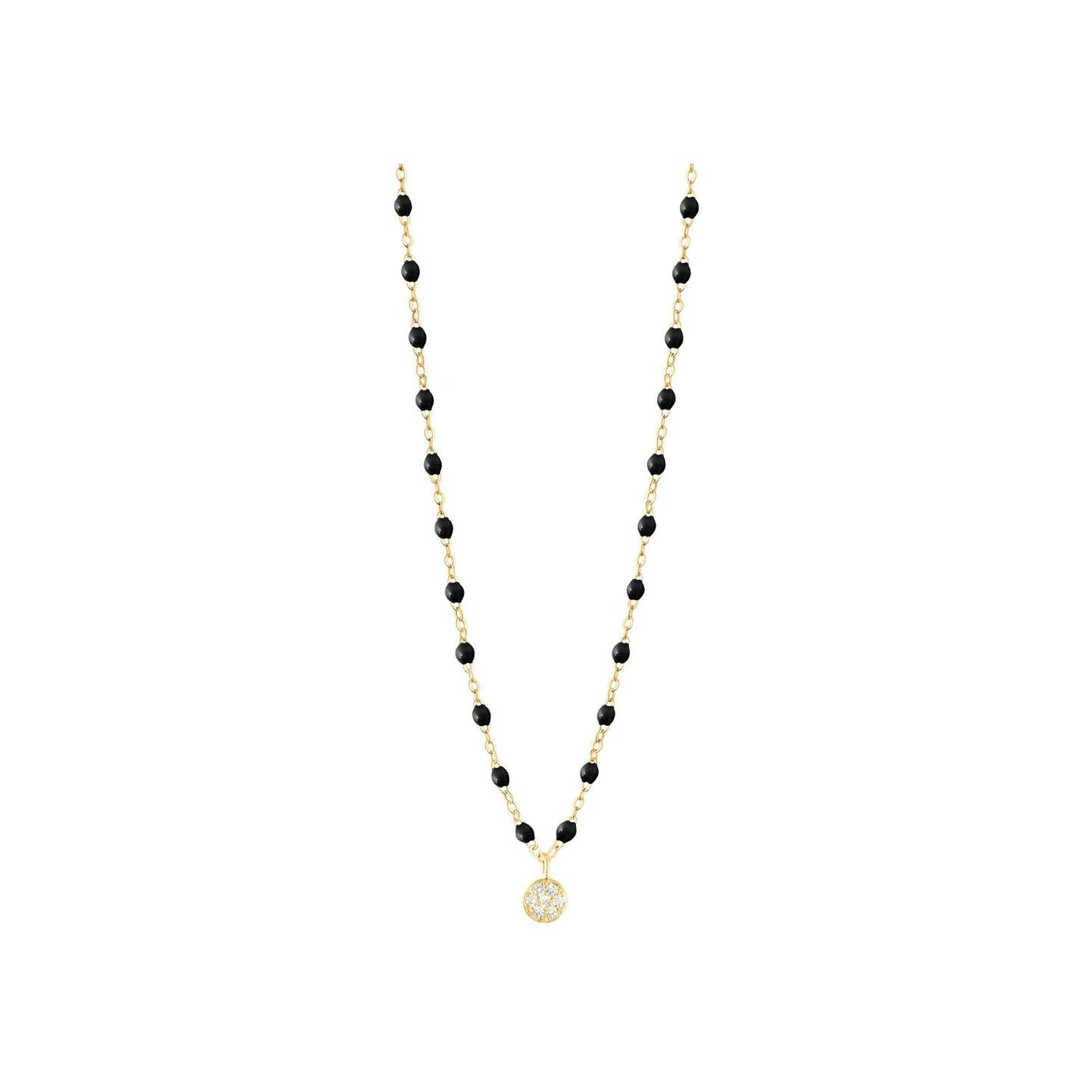 16 Inch Classic Gigi One Diamond Emerald Yellow Gold Necklace | Ylang 23