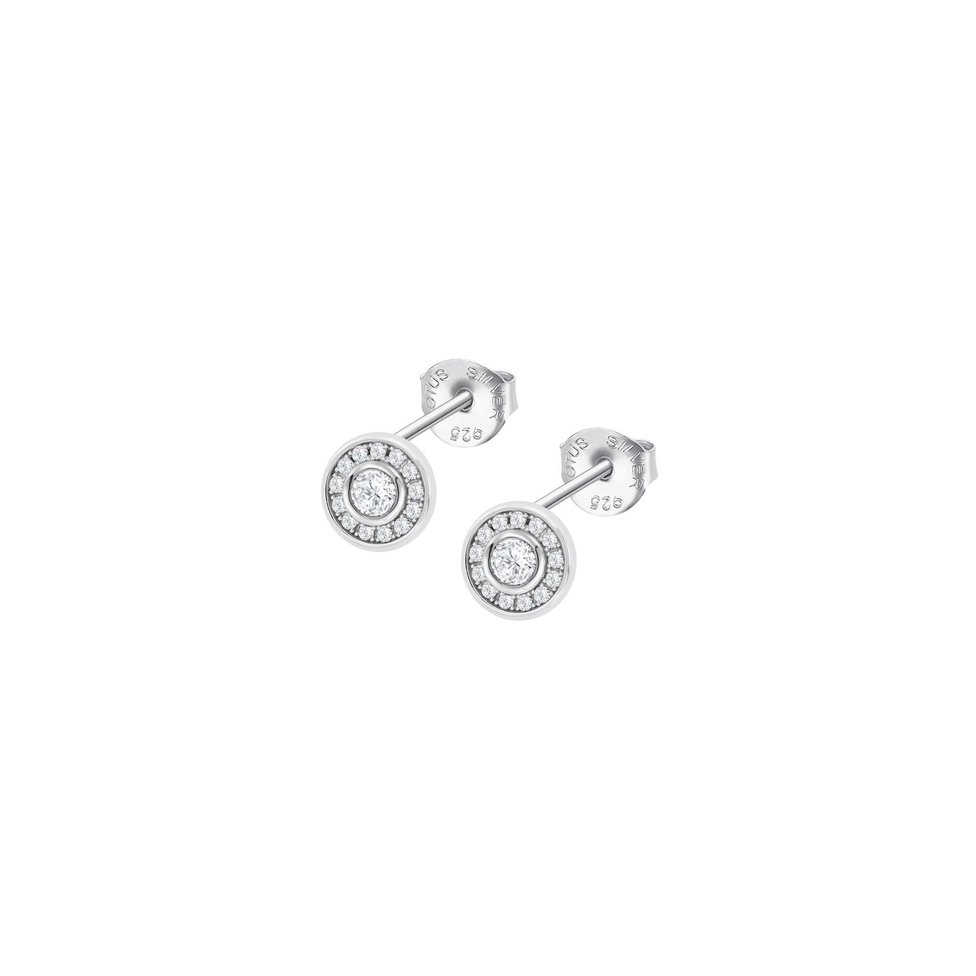 Boucles d'oreilles Lotus Silver Beyond Classics Pure Essential en argent