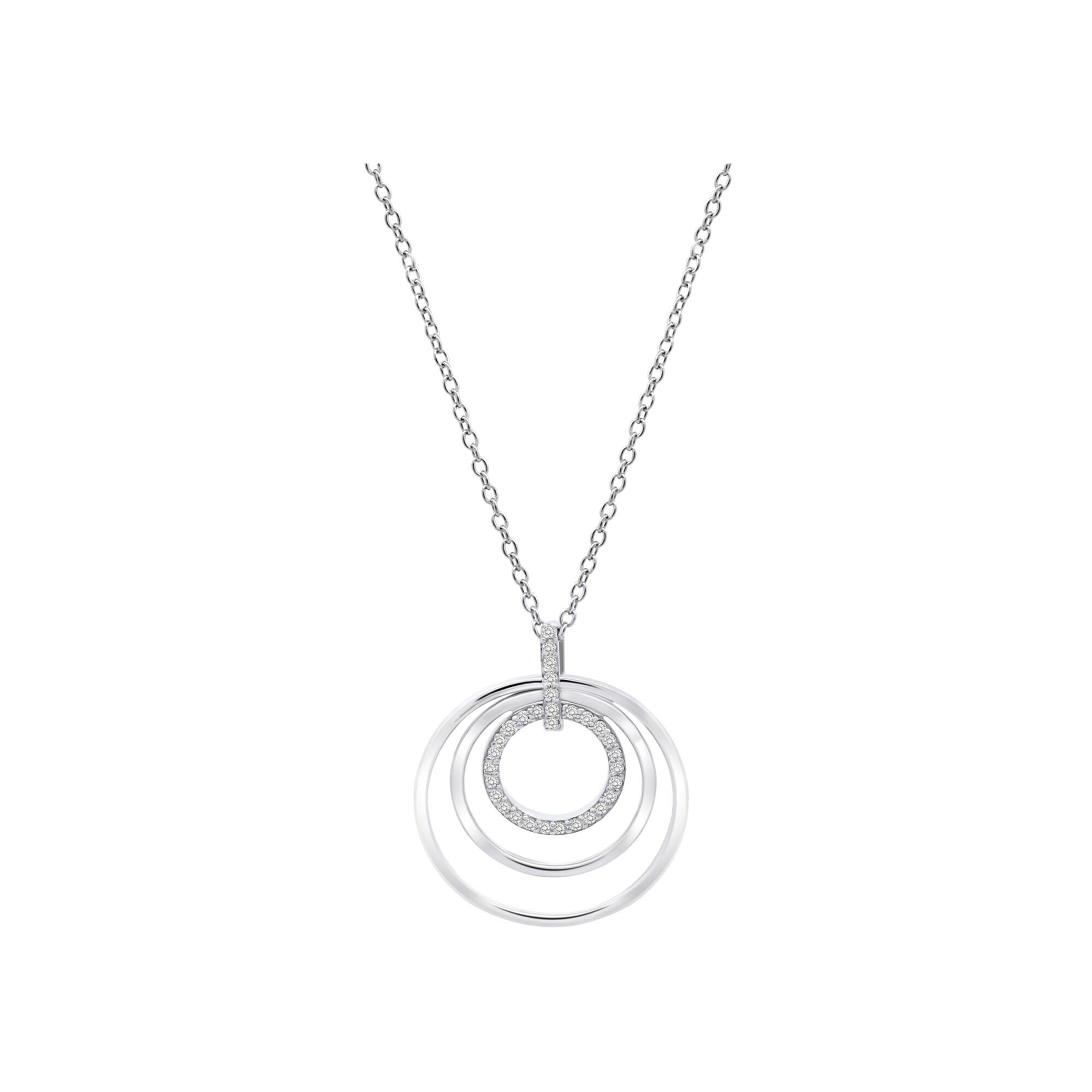 Collier Lotus Silver Glam en argent