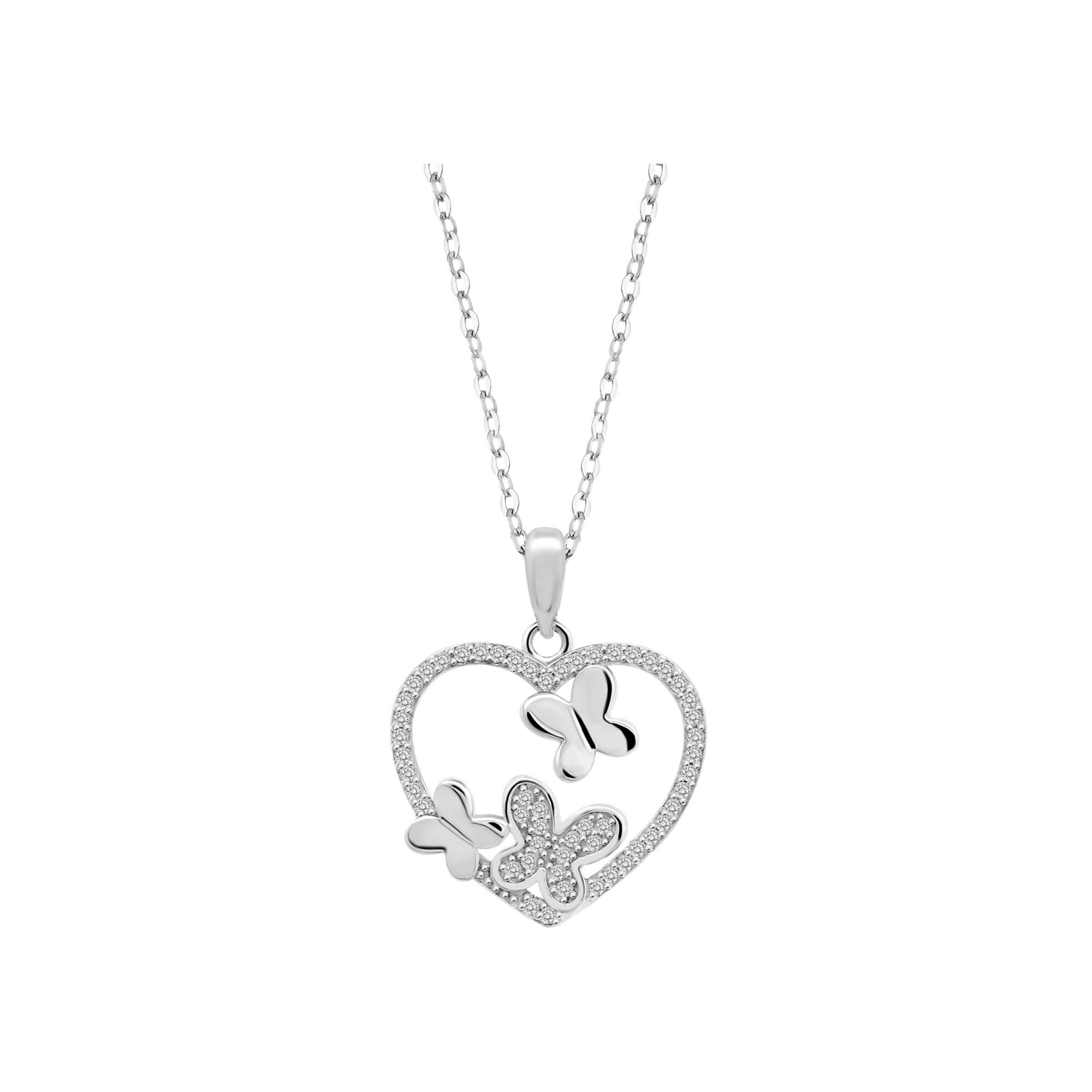 Collier Lotus Silver Moments Coeur en argent