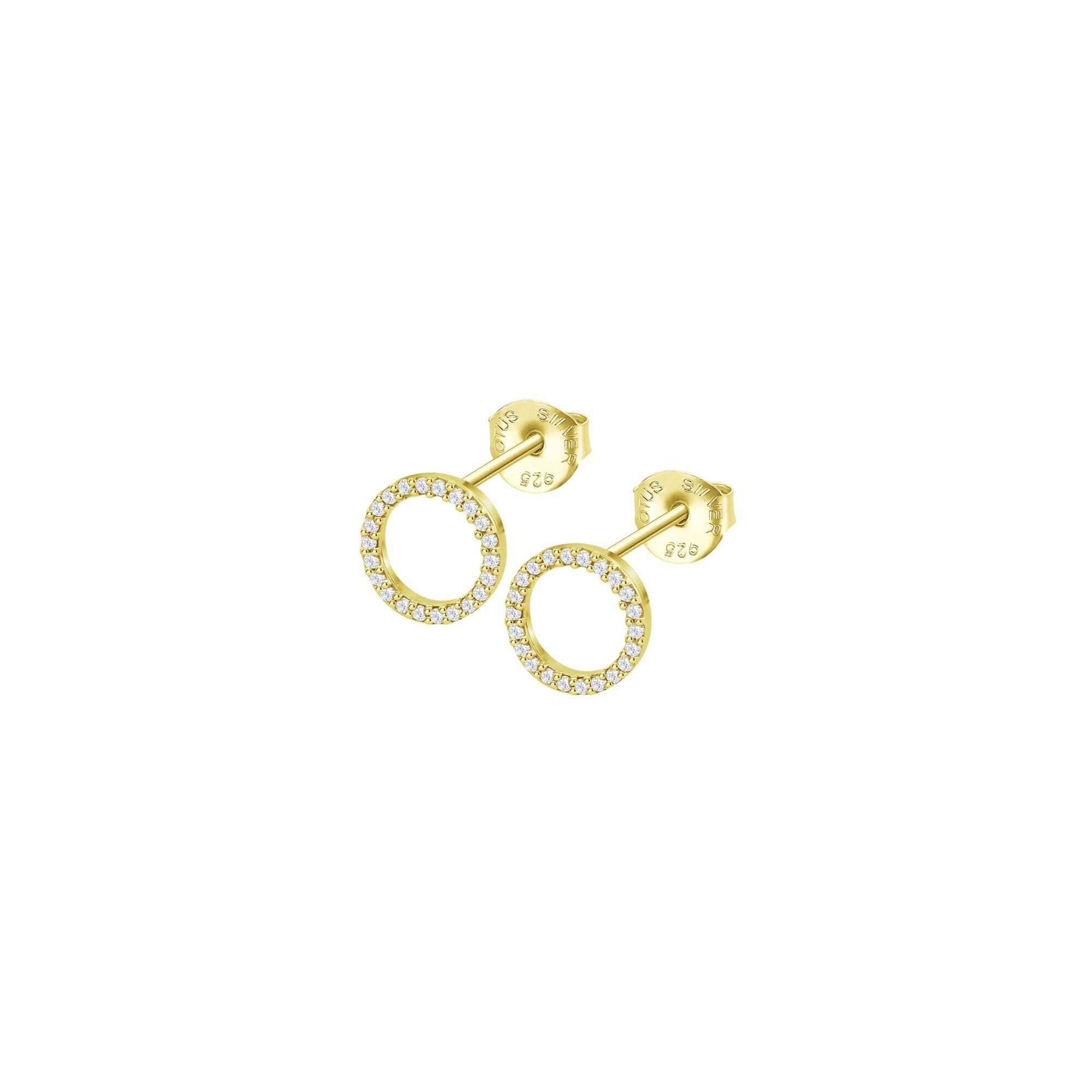 Boucles d'oreilles Lotus Silver Beyond Classics en argent