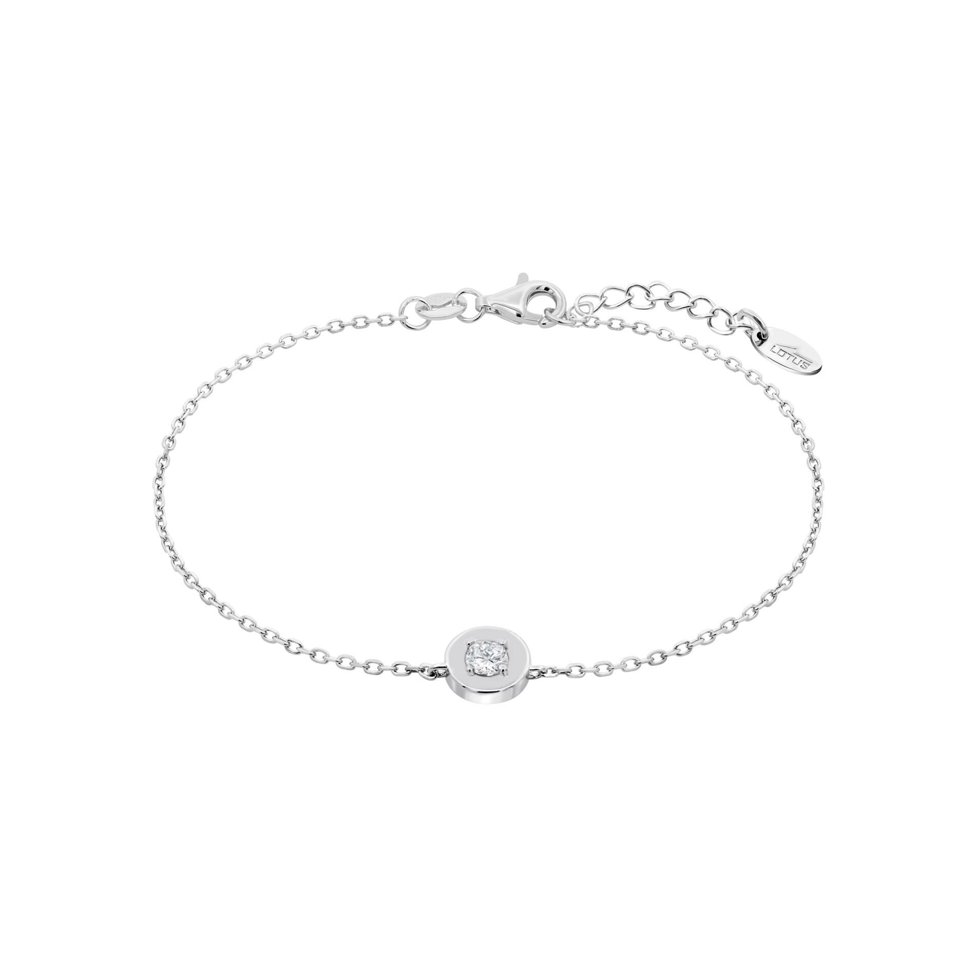 Bracelet Lotus Silver Essentials Géométrique en argent