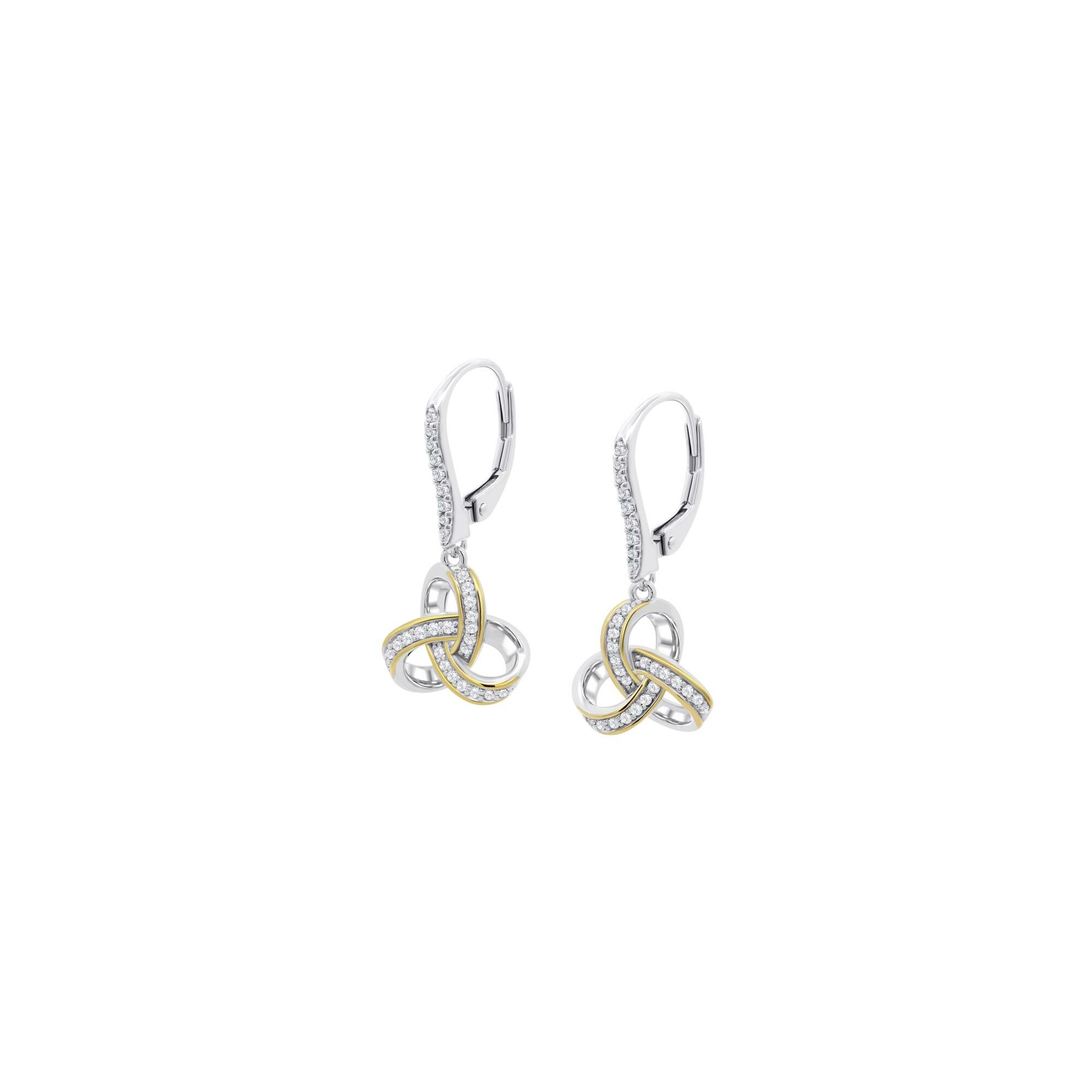 Boucles d'oreilles Lotus Silver Glam en argent