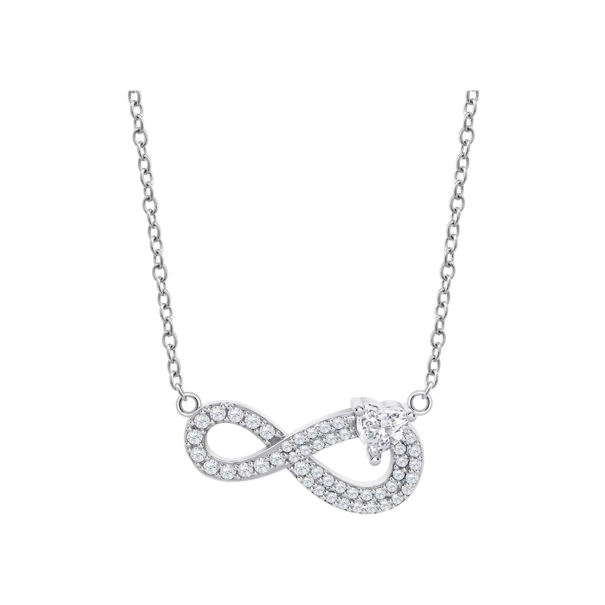 Collier Lotus Silver Moments Infini en argent vue 2