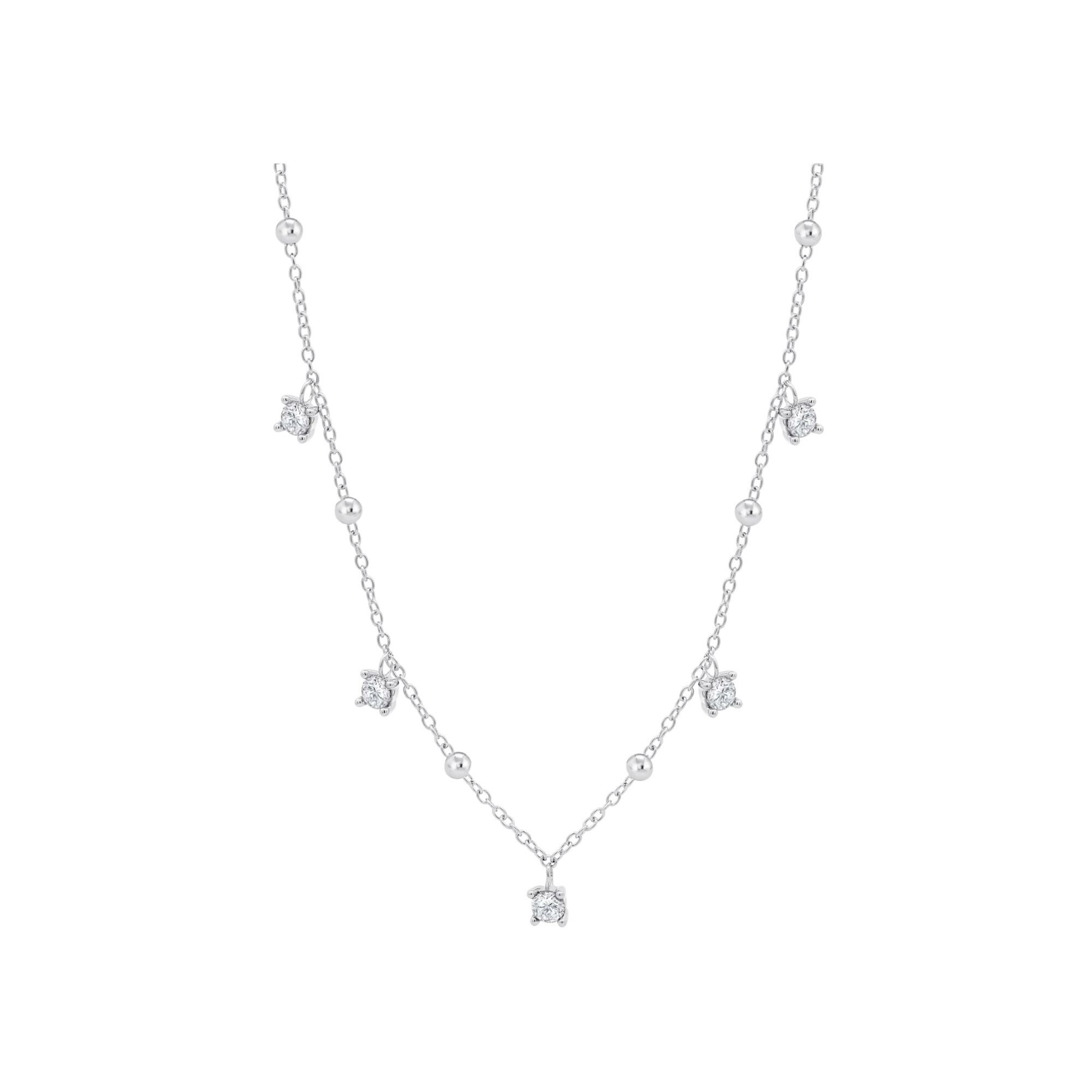 Collier Lotus Silver Essentials en argent vue 1