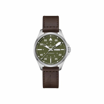 Montre HAMILTON Khaki Aviation Pilot Auto Day-Date 42mm H64635560 vue 1