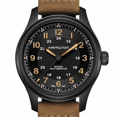 Montre HAMILTON Khaki Field Titanium Auto H70665533 vue 2