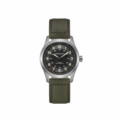 Montre HAMILTON Khaki Field Titanium Noire H70205830 vue 1