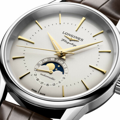 Montre Longines Flagship Heritage L4.815.4.78.2 vue 4