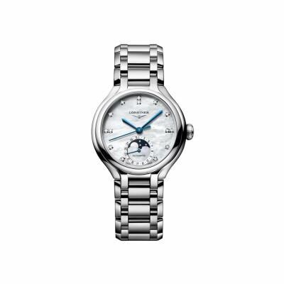 Montre Longines PrimaLuna Moonphase L8.126.4.87.6 vue 1