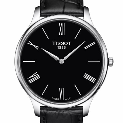 Montre Tissot Tradition Homme - Mouvement Quartz, Acier Inox, Cadran Blanc Chiffres Romains - Occasion Avec Boîte