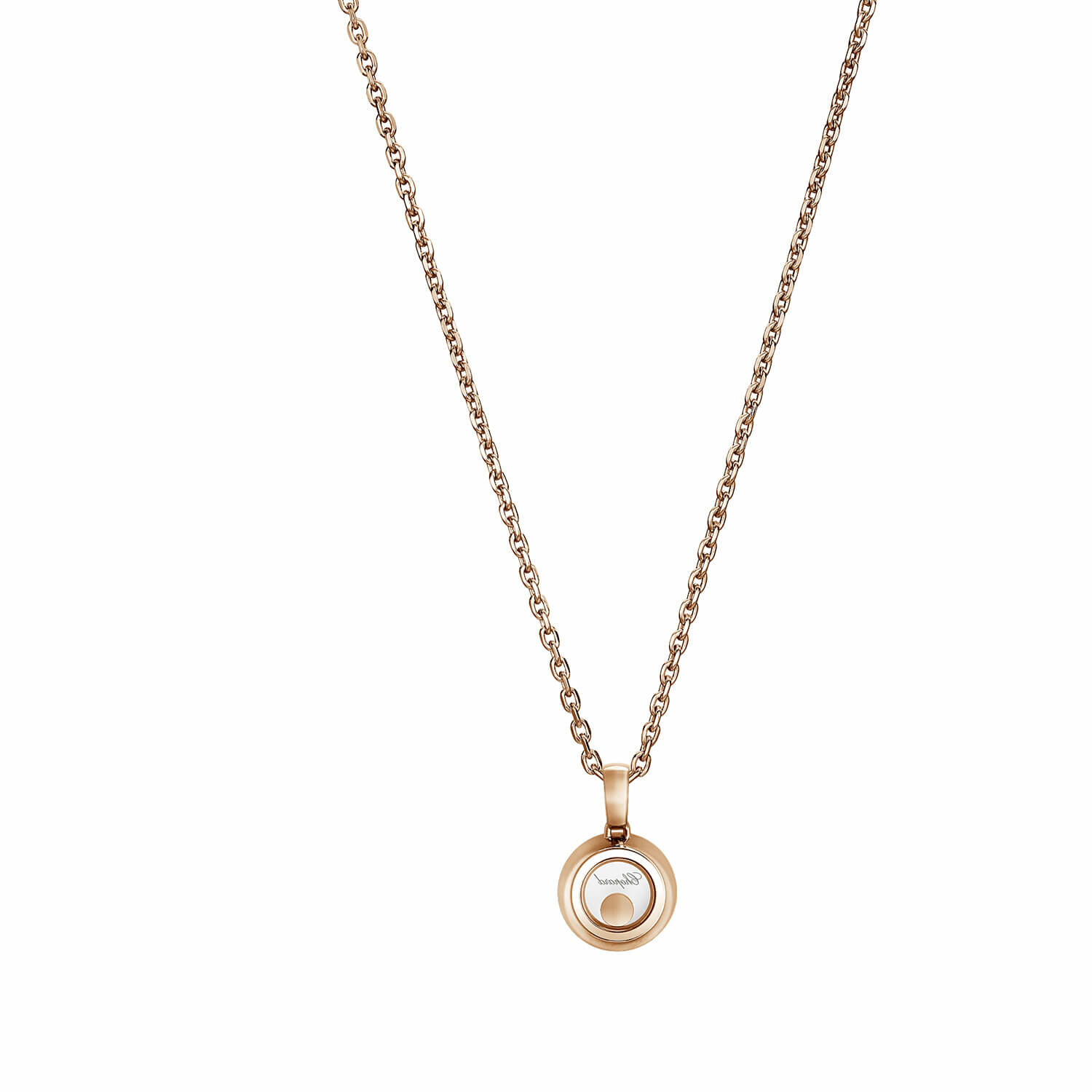 Chopard Happy Diamonds Icons pendant, rose gold and diamonds