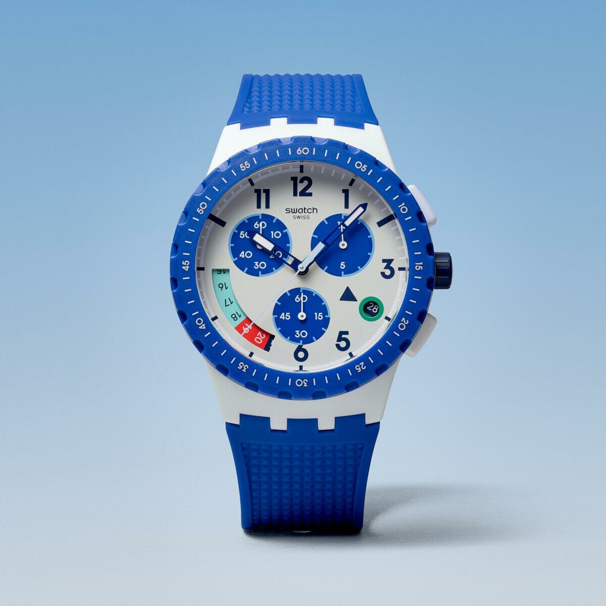 Montre Swatch Chrono it's time vue 3