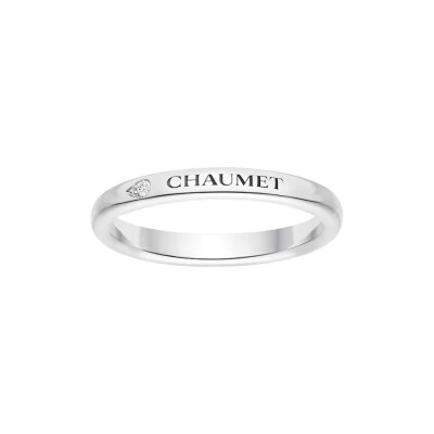 Alliance Chaumet Les Éternelles de Chaumet en platine et diamant
