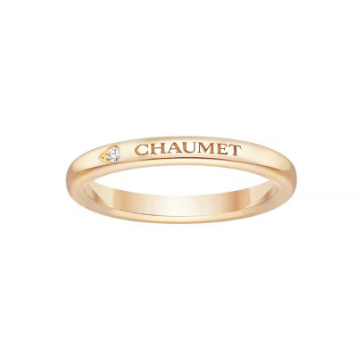 Alliance Chaumet Les Éternelles de Chaumet en or rose et diamant
