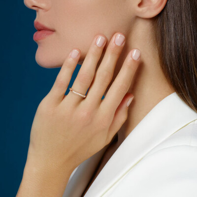 Alliance Chaumet Les Éternelles de Chaumet en or rose et diamant