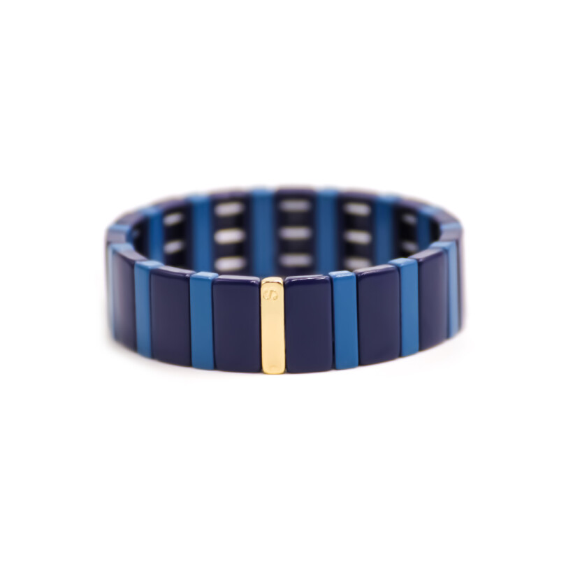 Bracelet Simone à Bordeaux Archi en métal émaillé bleu