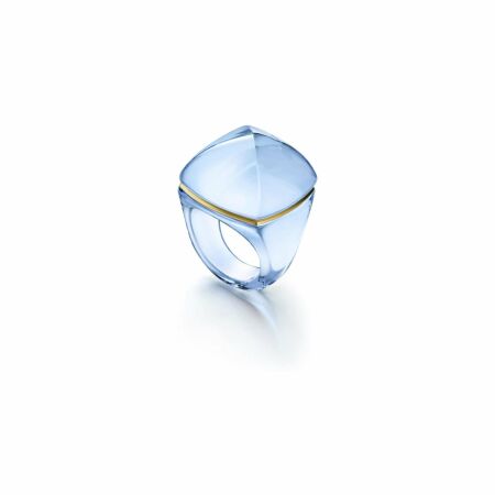 Bague Baccarat Médicis en cristal , taille 55