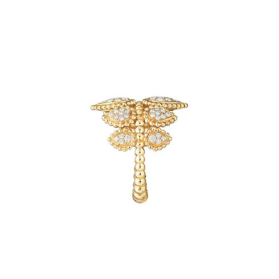 Boucheron Serpent Bohème Multi-Motifs ring in yellow gold and diamonds