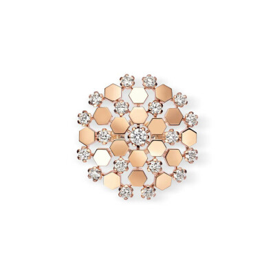 Bague Chaumet Bee de Chaumet en or rose et diamants