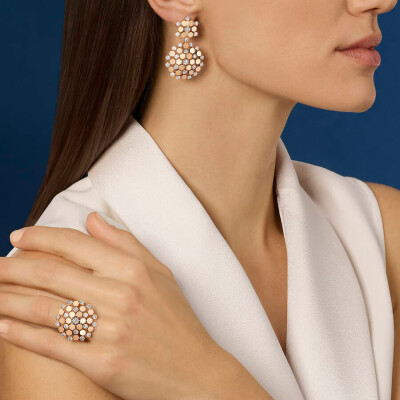 Bague Chaumet Bee de Chaumet en or rose et diamants