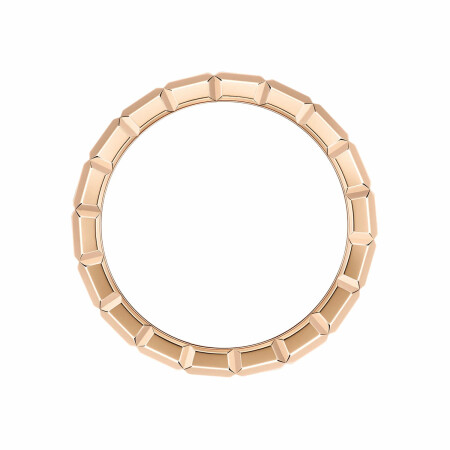 Chopard Ice Cube, ethic rose gold and diamonds ring, size 55