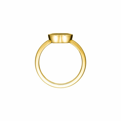 Chopard Happy Diamonds Icons ring, yellow gold and diamond, size 54