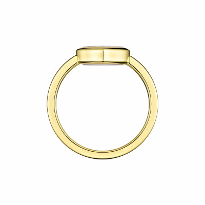 Bague Chopard Happy Diamonds Icons en or jaune et diamants, taille 53