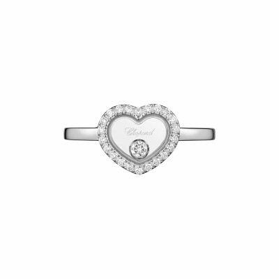 Chopard Happy Diamonds Icons ring, white gold and diamonds, size 51