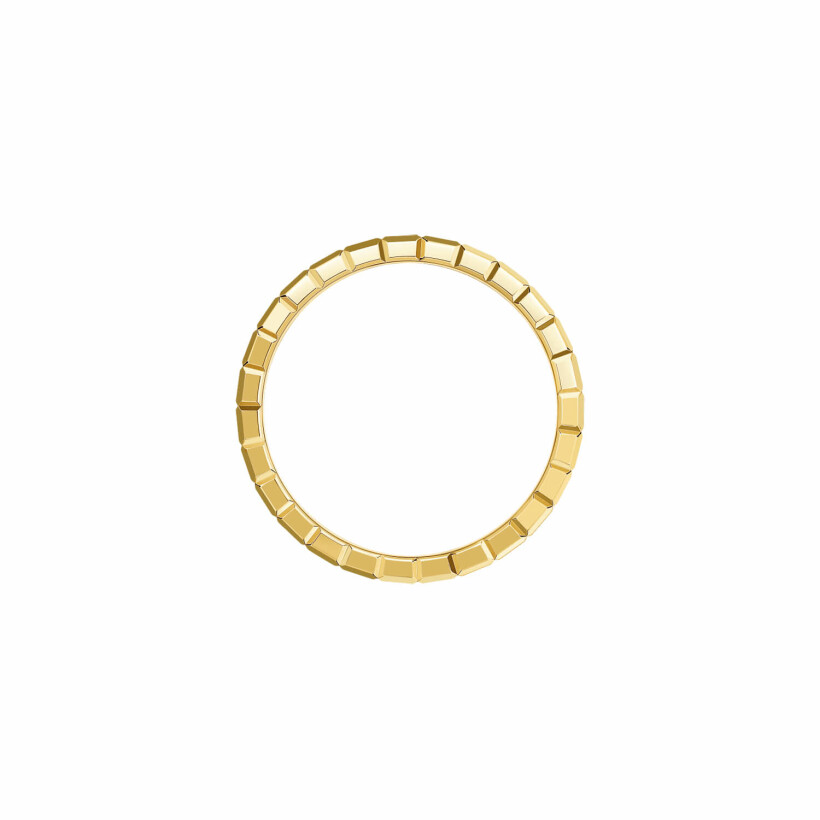 Chopard Ice Cube, yellow gold and diamonds ring, size 53