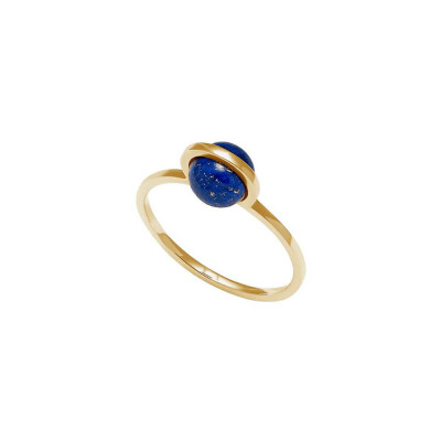 Bague D1928 Ruhl, or jaune et Lapis-Lazuli