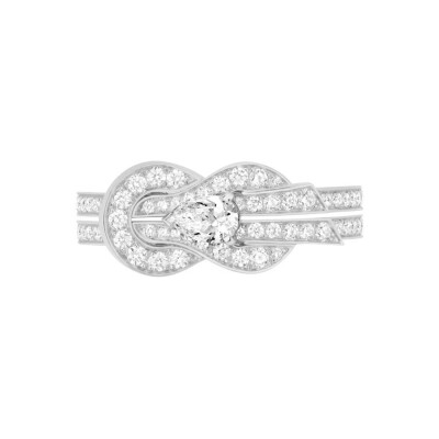 FRED Chance Infinie ring, medium model, white gold and diamonds