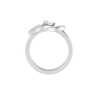 Bague FRED Chance Infinie, moyen modèle, en or blanc et diamants