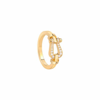 Bague FRED Force 10 en or jaune et diamants