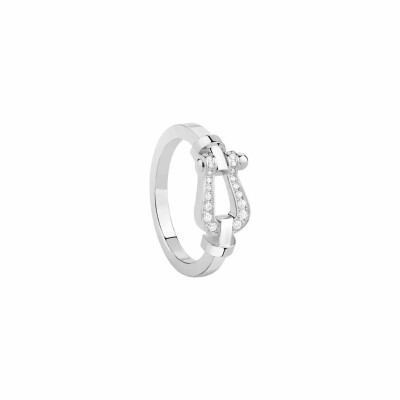 Bague FRED Force 10 en or blanc et diamants