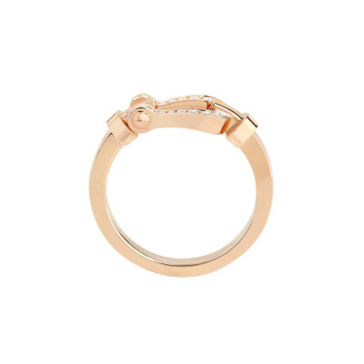 Bague FRED Force 10 en or rose et diamants