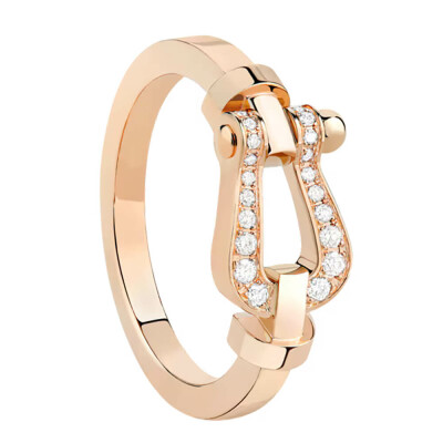 Bague FRED Force 10 en or rose et diamants