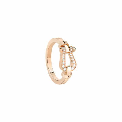 Bague FRED Force 10 en or rose et diamants