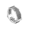 Bague FRED Force 10 Winch en or blanc et acier