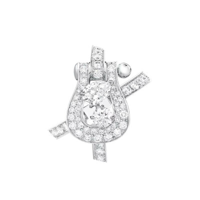 Bague FRED Force 10 en or blanc et diamants