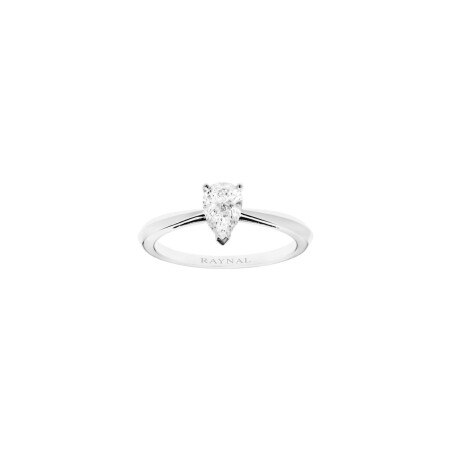 Solitaire Raynal Freya en or blanc et diamant