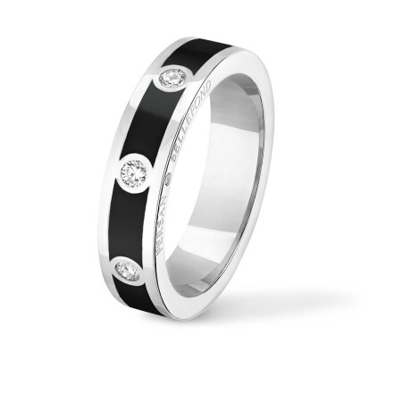 Bague Classique Persan & Bellefond Deep Black 3 diamants