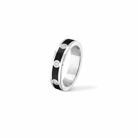 Bague Classique Persan & Bellefond Deep Black 3 diamants