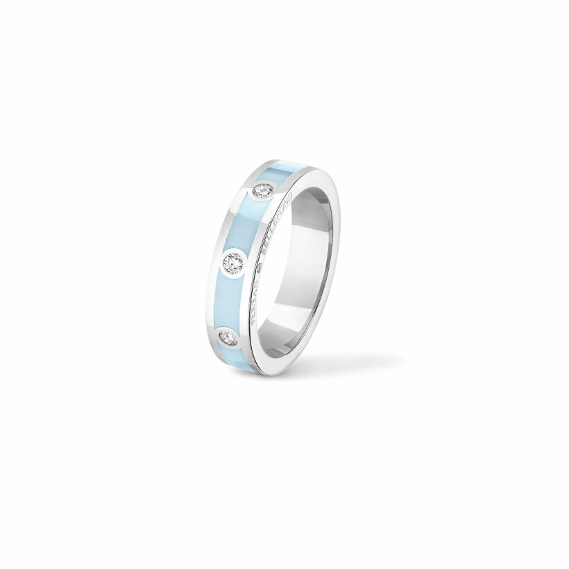 Bague Classique Persan & Bellefond Bleu Jodhpur 4 diamants