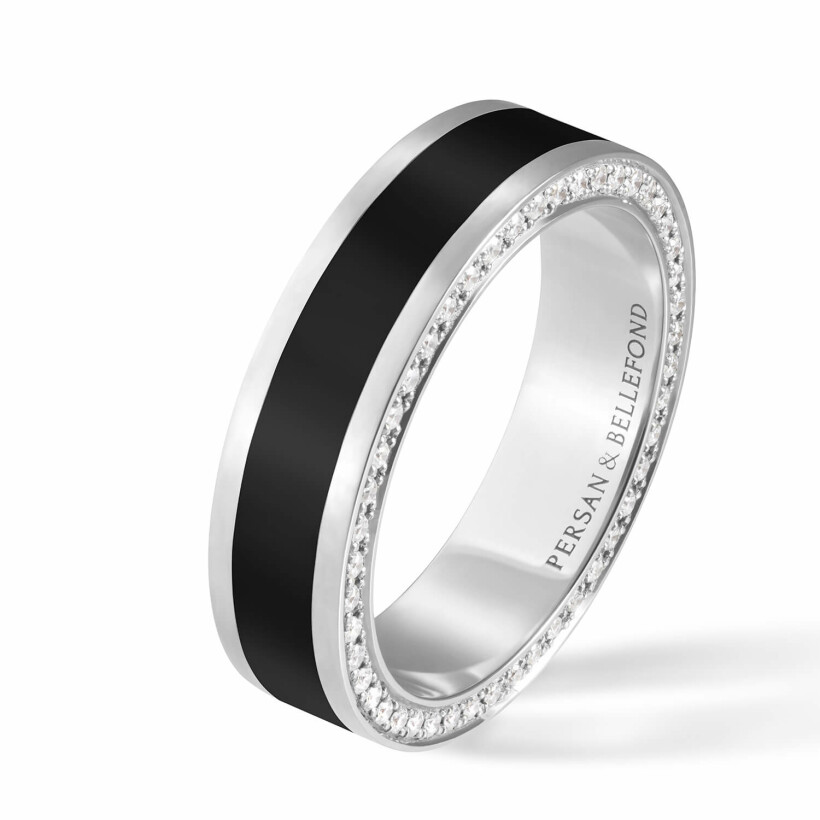 Bague Persan & Bellefond First Lady Deep Black Full Pave CBDIDBFP