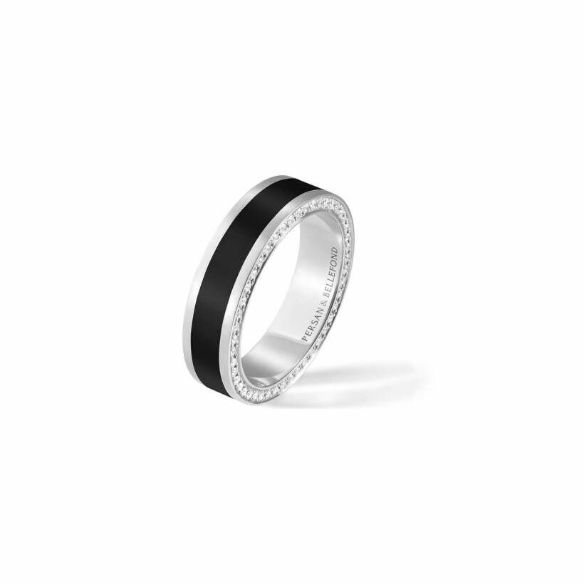 Bague Persan & Bellefond First Lady Deep Black Full Pave CBDIDBFP