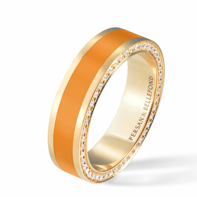 Bague Persan & Bellefond First Lady Terre Orange Full Pave CJDIOOFP